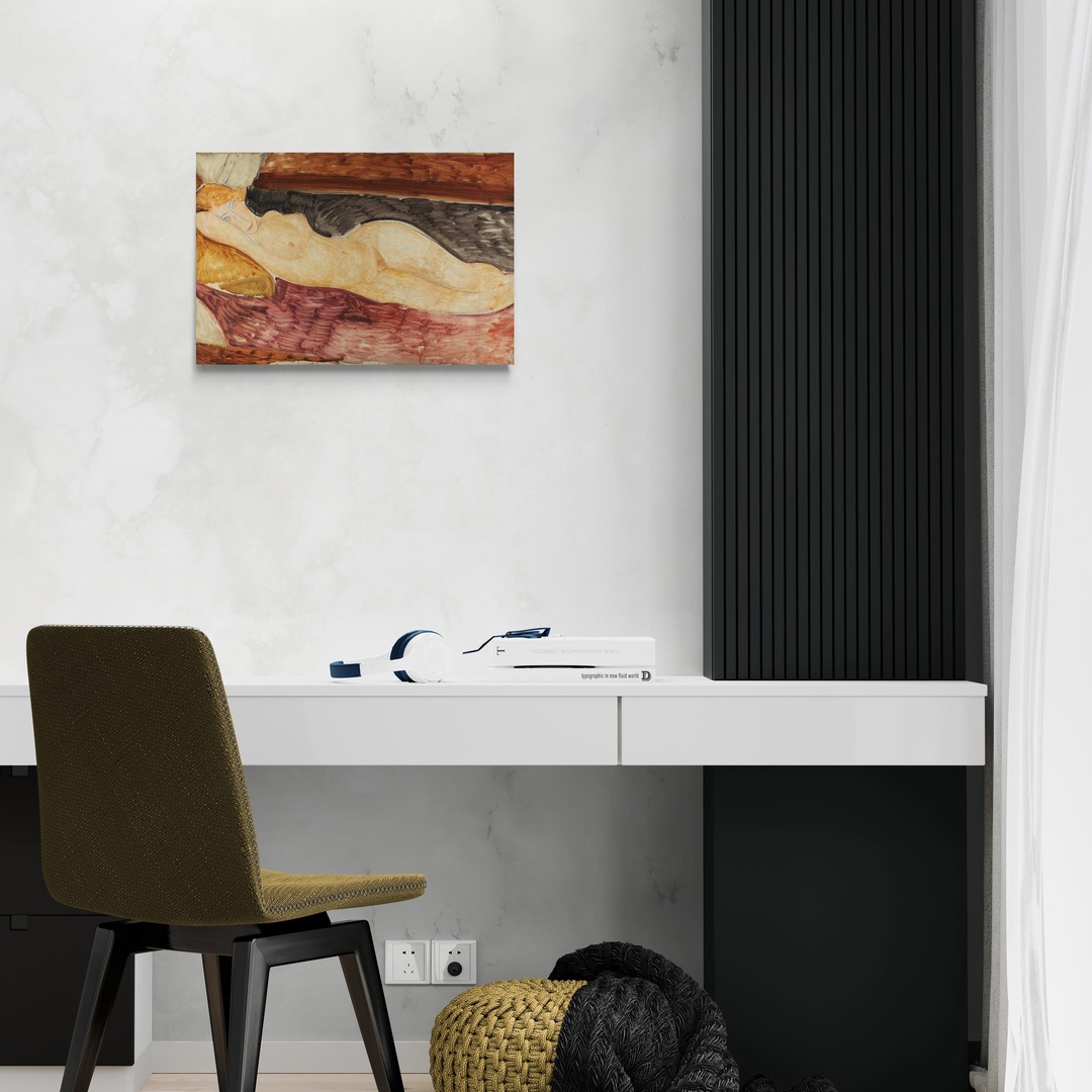 Nudo sdraiato - Modigliani Amedeo Modigliani scena-2-60x40-senza