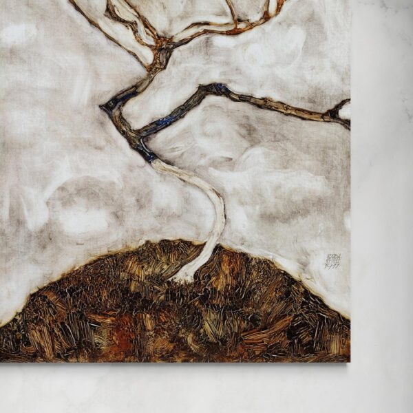 Small Tree in Late Autumn - Egon Schiele Egon Schiele senza