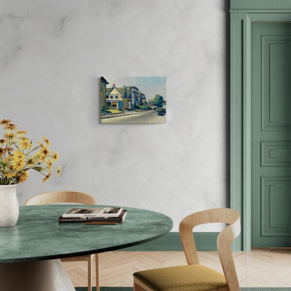 Sole su Prospect Street - Edward Hopper Edward Hopper scena-1-70x50-senza