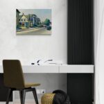 Sole su Prospect Street - Edward Hopper Edward Hopper scena-2-70x50-senza