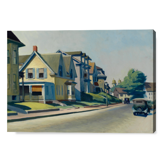Sole su Prospect Street - Edward Hopper