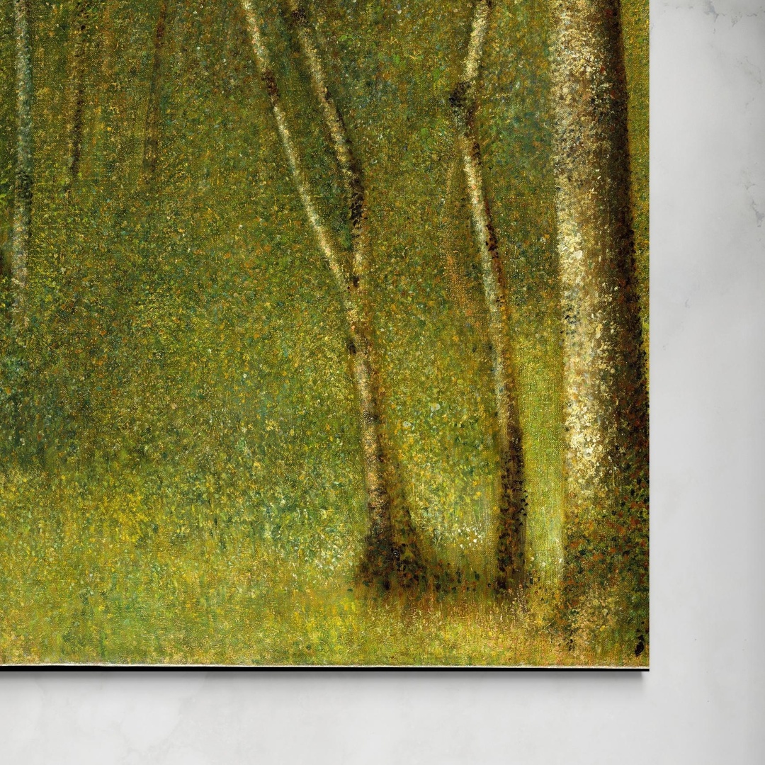 Sottobosco a Pontaubert - Seurat Georges Seurat senza