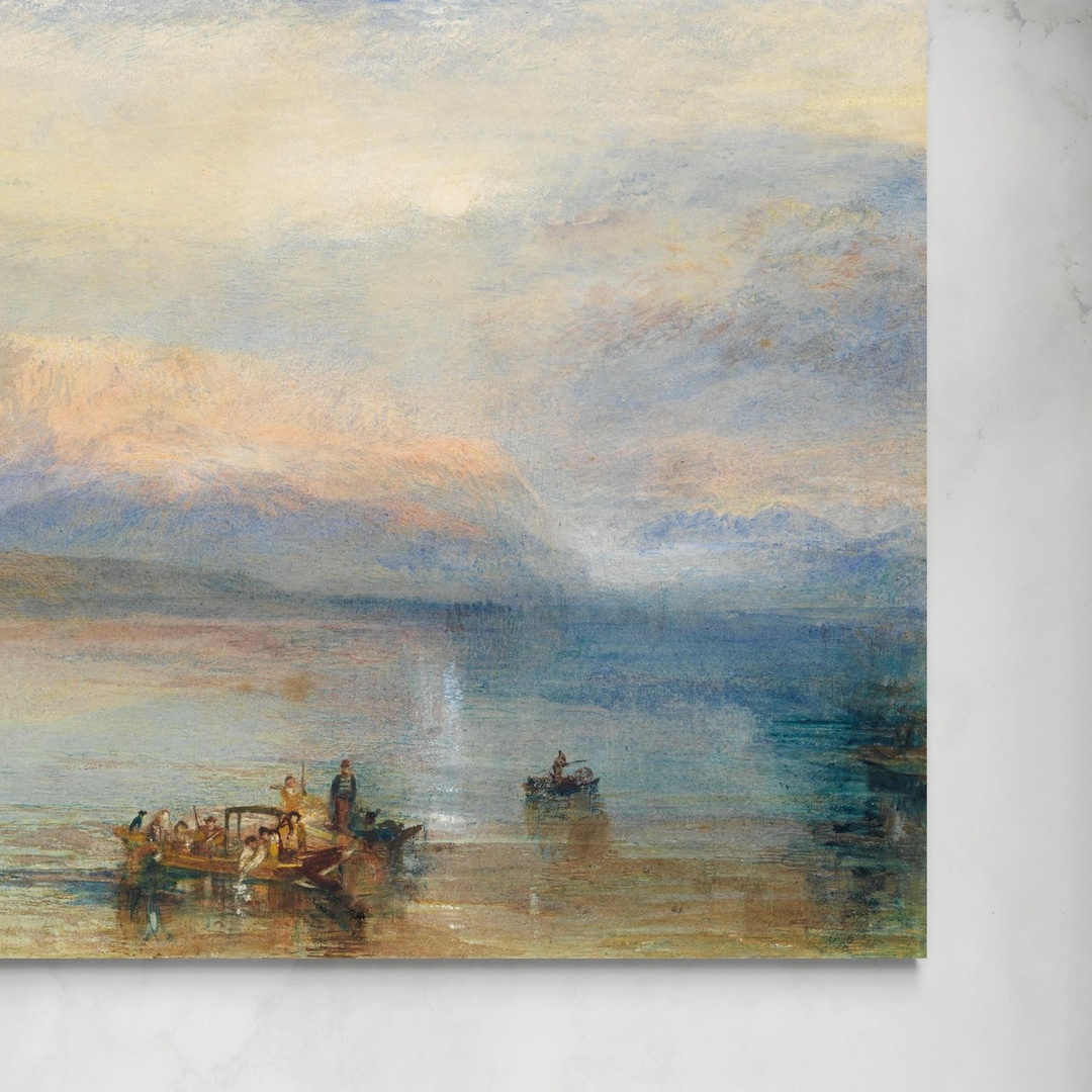 The Red Rigi - William Turner William Turner senza