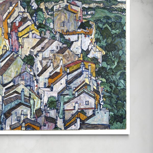 Town among Greenery - Egon Schiele Egon Schiele senza