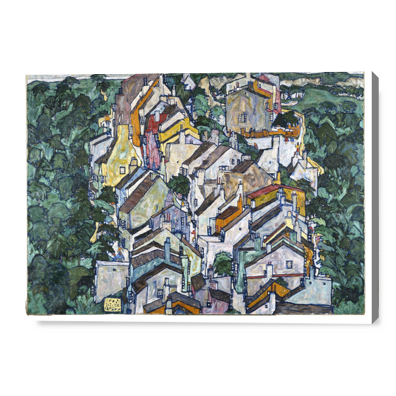 Town among Greenery - Egon Schiele