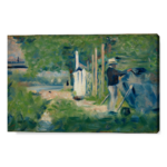 Uomo che dipinge una barca - Georges Seurat