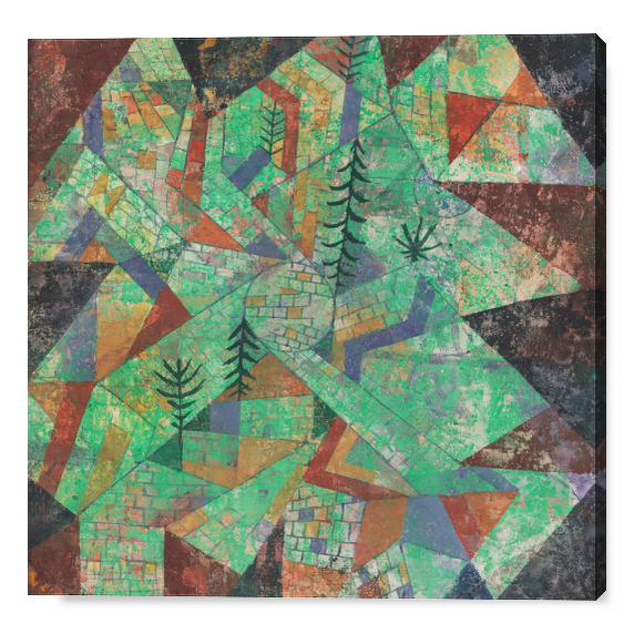 Wald Bau - Paul Klee